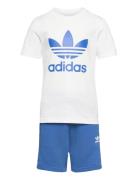 Short Tee Set Sport Sets With Short-sleeved T-shirt Blue Adidas Originals