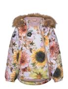 Hopla Fur Outerwear Jackets & Coats Winter Jackets Multi/patterned Molo