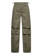 Nlntalma Twi Parachute Pant Bottoms Khaki Green LMTD