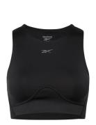 Lux Contour Crop Sport Crop Tops Sleeveless Crop Tops Black Reebok Performance