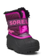 Childrens Snow Commander Boot Sport Winter Boots Winter Boots W. Velcro Multi/patterned Sorel