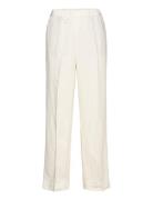 Rel Linen Blend Pull On Pants Bottoms Trousers Linen Trousers Cream GANT