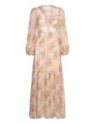 Georgette Maxi Dress Designers Maxi Dress Pink By Ti Mo