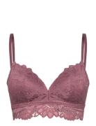 Shiloh Non Wired Low D Lingerie Bras & Tops Soft Bras Non Wired Bras Purple Hunkemöller