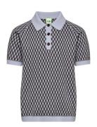 Harlekin Polo Tops T-shirts Polo Shirts Short-sleeved Polo Shirts Blue FUB