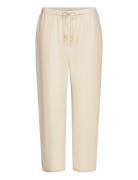 100% Linen Trousers Bottoms Trousers Linen Trousers Beige Mango