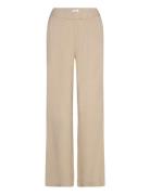 Lr-Naja Bottoms Trousers Linen Trousers Beige Levete Room