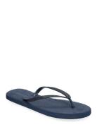 Flip Flops With Glitter Strap Shoes Summer Shoes Sandals Flip Flops Navy Rosemunde