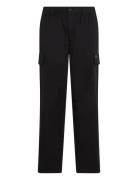 Regular Straight Cargo Bottoms Trousers Cargo Pants Black Calvin Klein Jeans