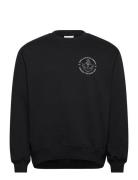 Hook Light Sweatshirt Tops Sweatshirts & Hoodies Sweatshirts Black Makia