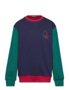 Sweater L/S Tops Sweatshirts & Hoodies Sweatshirts Multi/patterned United Colors Of Benetton