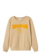 Nkmlamane Ls Swe Bru Pb Tops Sweatshirts & Hoodies Sweatshirts Beige Name It