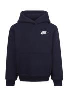 Nkn N Nsw Club Fleece Lbr Po Tops Sweatshirts & Hoodies Hoodies Black Nike