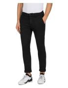 Zeumar Trousers Slim Hyperchino Color Xlite Bottoms Jeans Slim Black Replay