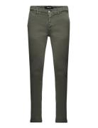 Zeumar Trousers Slim Hyperchino Color Xlite Bottoms Jeans Slim Khaki Green Replay