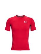 Ua Hg Armour Comp Ss Sport T-Kortærmet Skjorte Red Under Armour