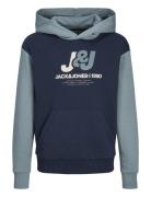 Jjkylo Sweat Hood Mni Tops Sweatshirts & Hoodies Hoodies Blue Jack & J S