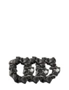 Silk Scrunchies 4 Cm Charcoal Accessories Hair Accessories Scrunchies Black Cloud & Glow