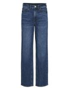 Vikelly Jaf Hw Straight Jeans-Noos Bottoms Jeans Straight-regular Blue Vila