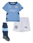 Manchester City Fc Home Minikit Sport Sets With Short-sleeved T-shirt Blue PUMA