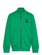 Jacket Tops Sweatshirts & Hoodies Sweatshirts Green United Colors Of Benetton