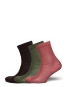 Mina Glitter Sock 3 Pack Lingerie Socks Regular Socks Multi/patterned Becksöndergaard