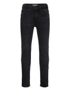 Slim-Fit Jeans Bottoms Jeans Skinny Jeans Black Mango