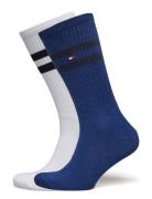 Th Men Sock 2P Mouline Sport Stripe Underwear Socks Regular Socks Multi/patterned Tommy Hilfiger