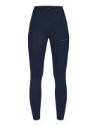 Flattering High Waist Tights Sport Running-training Tights Navy Röhnisch