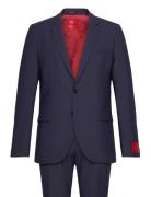 Arti/Hesten232X Designers Blazers Single Breasted Blazers Blue HUGO