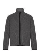 Dustin Wool Fleece Jacket Tops Sweatshirts & Hoodies Fleeces & Midlayers Grey J. Lindeberg