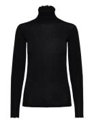 Cc Heart Lana Turtleneck Tops Knitwear Turtleneck Black Coster Copenhagen