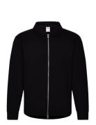 Slhemanuel Soft Full Zip Sweat Noos Tops Sweatshirts & Hoodies Sweatshirts Black Selected Homme