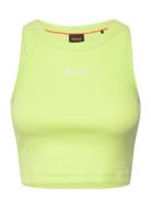 C_Evest Tops Crop Tops Sleeveless Crop Tops Yellow BOSS