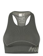 Hmlte Christel Seamless Sports Top Sport Bras & Tops Sports Bras - All Green Hummel