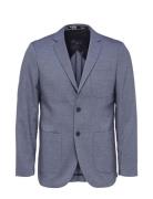 Slhslim-Gabe Structure Blz B Noos Suits & Blazers Blazers Single Breasted Blazers Blue Selected Homme