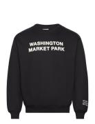 Washington Sweatshirt Tops Sweatshirts & Hoodies Sweatshirts Black Les Deux