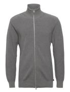 Mario Cardigan Tops Knitwear Full Zip Jumpers Grey Clean Cut Copenhagen