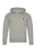 Star Chevron Hoodie Ft Black Tops Sweatshirts & Hoodies Hoodies Grey Converse