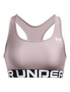 Ua Hg Mid Branded Sport Bras & Tops Sports Bras - All Pink Under Armour