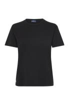 Cotton Jersey Crewneck Tee Tops T-shirts & Tops Short-sleeved Black Polo Ralph Lauren