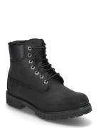 Timberland Premium 6 Inch Lace Up Waterproof Boot Black Snørestøvler Black Timberland