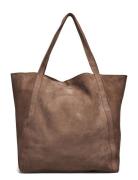 Suede Eden Bag Shopper Taske Brown Becksöndergaard