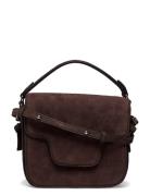 Suede Iris Bag Bags Small Shoulder Bags-crossbody Bags Brown Becksöndergaard