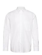 Organic Cotton Poplin Sune Shirt Tops Shirts Business White Mads Nørgaard