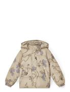 Tree Of Life Puffer Jacket Foret Jakke Beige Garbo&Friends