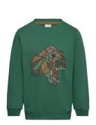 Tnlazaron Sweatshirt Tops Sweatshirts & Hoodies Sweatshirts Green The New