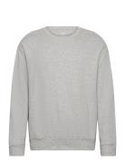 L/S Sweatshirt Tops Sweatshirts & Hoodies Sweatshirts Grey Calvin Klein