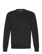 Men's Knit Crew Neck Tops Sweatshirts & Hoodies Sweatshirts Black Emporio Armani