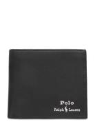 Leather Billfold Wallet Accessories Wallets Classic Wallets Black Polo Ralph Lauren